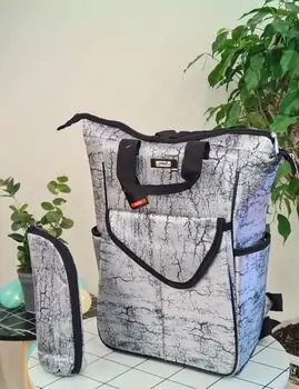 Missi Baby Mama Bag 4069 Grey დედის ჩანთა