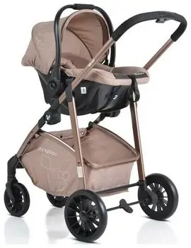Cangaroo Milan Beige საბავშვო ტრანსფორმერი ეტლის კომპლექტი, 4 image