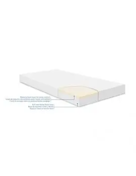 KikkaBoo Mattress Memory Comfort Horses Pink 60х120х12cm მატრასი ბამბის ზედაპირით, 3 image