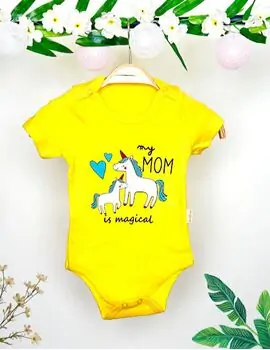 Bodysuit  My Mom Is Magical ჩვილის ბოდე