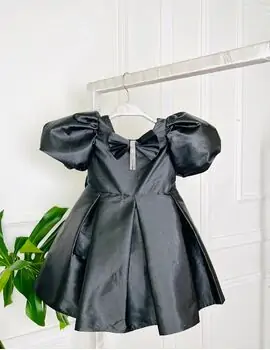 Baby Princess Dress With Bow Black - საბავშვო კაბა
