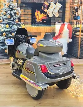 Electric Motorcycle Grey - ელექტრო მოტოციკლი, 3 image