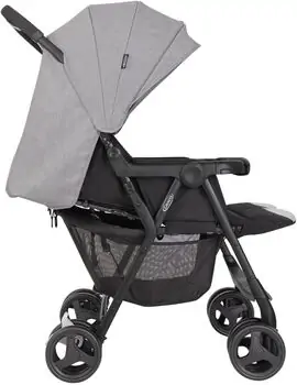 Graco DuoRider Steeple Grey ეტლი ტყუპებისთვის, 7 image