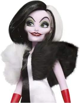 Disney Princess Villains Cruella De Vil Fashion Doll კრუელას სათამაშო ფიგურა, 3 image