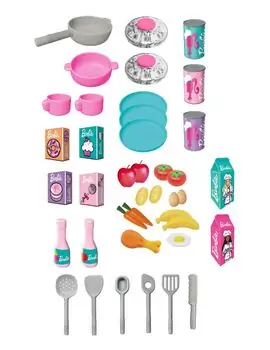 Barbie Large Kitchen with Light and Sound - ბარბის ფუნქციური სათამაშო სამზარეულო, 14 image