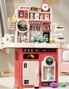 Funny Kitchen With Spray Red - სათამაშო სამზარეულო, 4 image