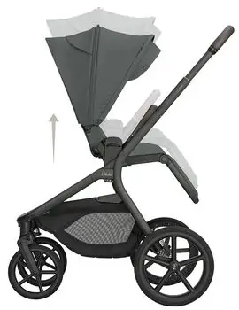 KikkaBoo Goya Platinum Olive 3 in1 - საბავშვო ეტლის კომპლექტი, 5 image