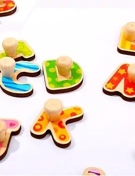 Alphabet Peg Puzzle - სათამაშო ფაზლი, 4 image