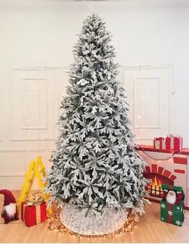 Snow-Covered Christmas Tree PE+PVC 300 CM - დათოვლილი ნაძვის ხე შერეული სილიკონის წიწვებით, 2 image