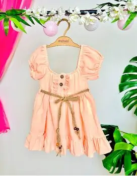 Vintage Summer Dress ჩვილის საზაფხულო კაბა