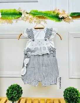 Caramell Romper Sweet Girl Blue საზაფხულო რომპერი