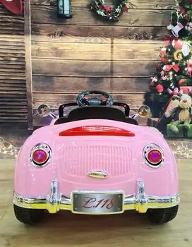 Vintage Car Pink - ელექტრო მანქანა, 6 image