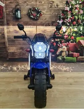 Sport Style Motorcycle With LED Wheels Blue - ელექტრო მოტოციკლი, 2 image