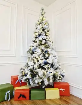 Snow-Covered Christmas Tree დათოვლილი საახალწლო ნაძვის ხე 240 სმ (OT737), 2 image