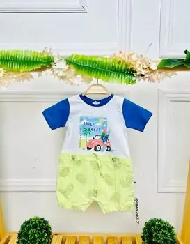 Caramell Romper Adventure Of A Life Time Yellow ჩვილის რომპერი