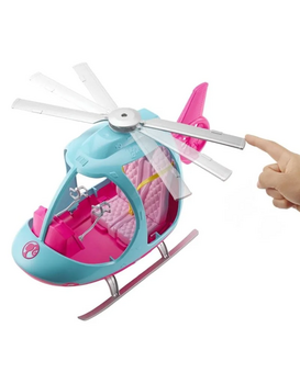 Barbie Dreamhouse Adventures Helicopter  FWY29 - ბარბის ვერტმფრენი, 2 image