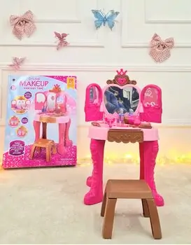 Disney Dresser Set With Accsesoriess Pink - დისნეის საბავშვო ტრილიაჟი აქსესუარებით, 5 image