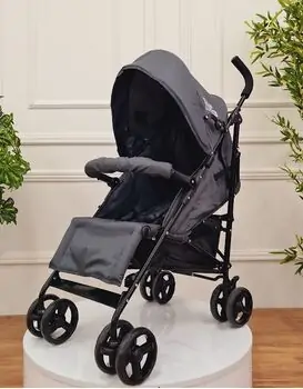 Baby Stroller Easy Walk Dark Grey მსუბუქი სასეირნო ეტლი