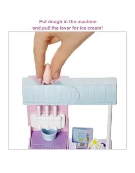 Barbie Ice Cream Shop Playset - ბარბის თოჯინა აქსესუარებით, 4 image