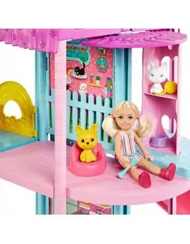 Barbie Chelsea Playhouse  -  ბარბის სახლი აქსესუარებით, 5 image