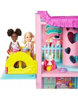 Barbie Chelsea Playhouse  -  ბარბის სახლი აქსესუარებით, 3 image