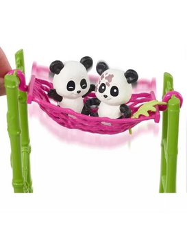 BARBIE PANDA CARE AND RESCUE PLAYSET WITH COLOR-CHANGE HKT77 - ბარბის თოჯინა აქსესუარებით, 4 image