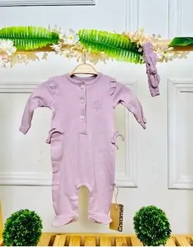 Caramell Romper Best Girl Lilac ჩვილის რომპერი