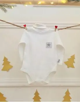 Bodysuit Sweet Star White  - ჩვილის ბოდე