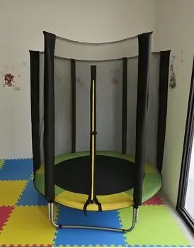 Metal & Plastic Trampoline 150cm 5FT Yellow - ბატუტი, 2 image