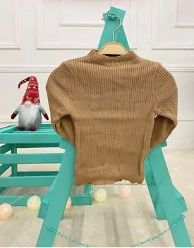 Cute Knitted Sweater - გრძელ მკლავიანი სვიტერი
