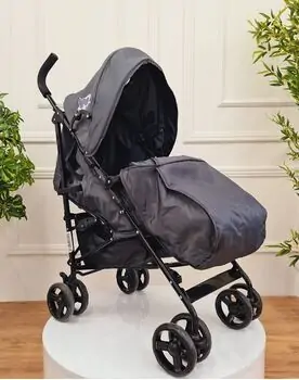 Baby Stroller Easy Walk Dark Grey მსუბუქი სასეირნო ეტლი, 7 image