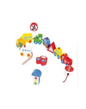 Tooky toy TKB512B Lacing Transportation - განსავითარებელი სათამაშო