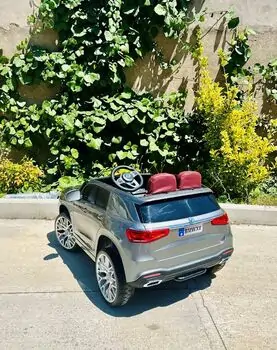 BMW X8 Grey - ელექტრო მანქანა კაუჩუკის საბურავებით და ტყავის სავარძლით, 2 image