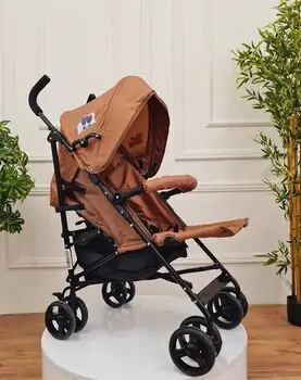 Baby Stroller Easy Walk Beige მსუბუქი სასეირნო ეტლი, 5 image