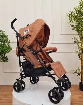 Baby Stroller Easy Walk Beige მსუბუქი სასეირნო ეტლი, 4 image