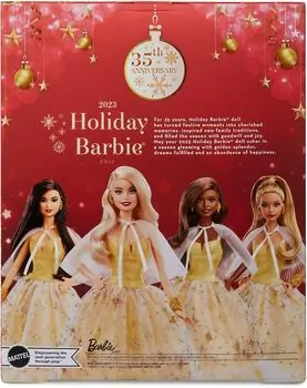 Holiday Barbie HJX08 Doll Seasonal Collector Gift  - სათამაშო თოჯინა, 6 image
