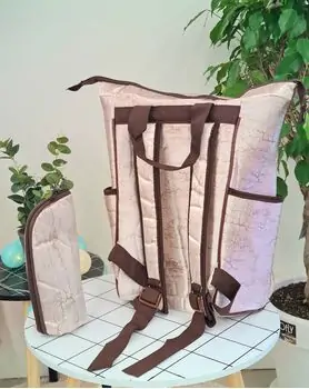 Missi Baby Mama Bag 4069 Beige დედის ჩანთა, 2 image