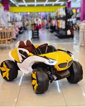 BMW Jeep Yellow - საბავშვო ელექტრო მანქანა