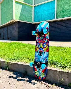 Skateboard Wulf With LED Wheels სკეიტბორდი, 2 image