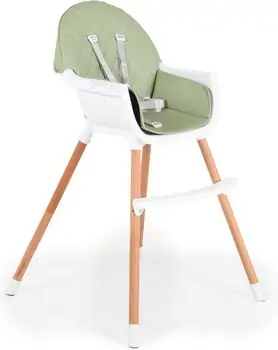 Moni Wooden High Chair Gelato 2 in 1 Mint საკვები სკამ-მაგიდა, 5 image