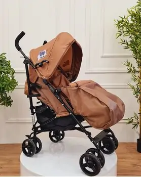 Baby Stroller Easy Walk Beige მსუბუქი სასეირნო ეტლი, 6 image