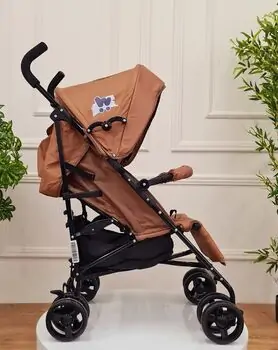 Baby Stroller Easy Walk Beige მსუბუქი სასეირნო ეტლი, 3 image