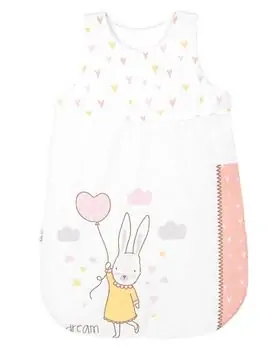 KikkaBoo-ს ახალშობილის საძილე ტომარა Sleeping bag Rabbits in Love 0-6m