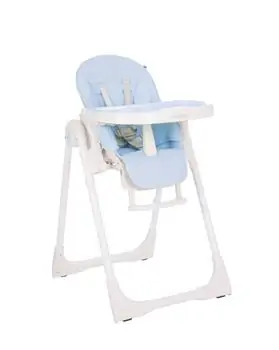 KikkaBoo Pastello Blue საკვები სკამ-მაგიდა