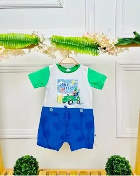 Caramell Romper Adventure Of A Life Time Blue ჩვილის რომპერი