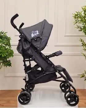 Baby Stroller Easy Walk Dark Grey მსუბუქი სასეირნო ეტლი, 4 image