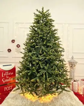 Christmas Tree საახალწლო ნაძვის ხე შერეული სილიკონის წიწვებით 240 CM (OT2330)