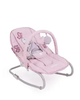 KikkaBoo Foliage Pink Rabbits საბავშვო შეზლონგი