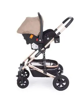 KikkaBoo Amaia Beige საბავშვო ეტლის 3x1 კომპლექტი, 9 image