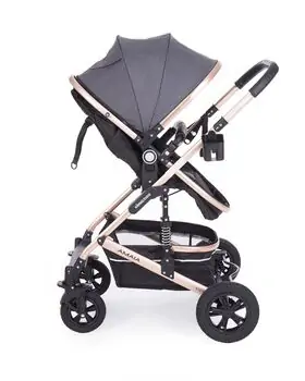 KikkaBoo Amaia Dark Grey საბავშვო ეტლის 3x1 კომპლექტი, 8 image